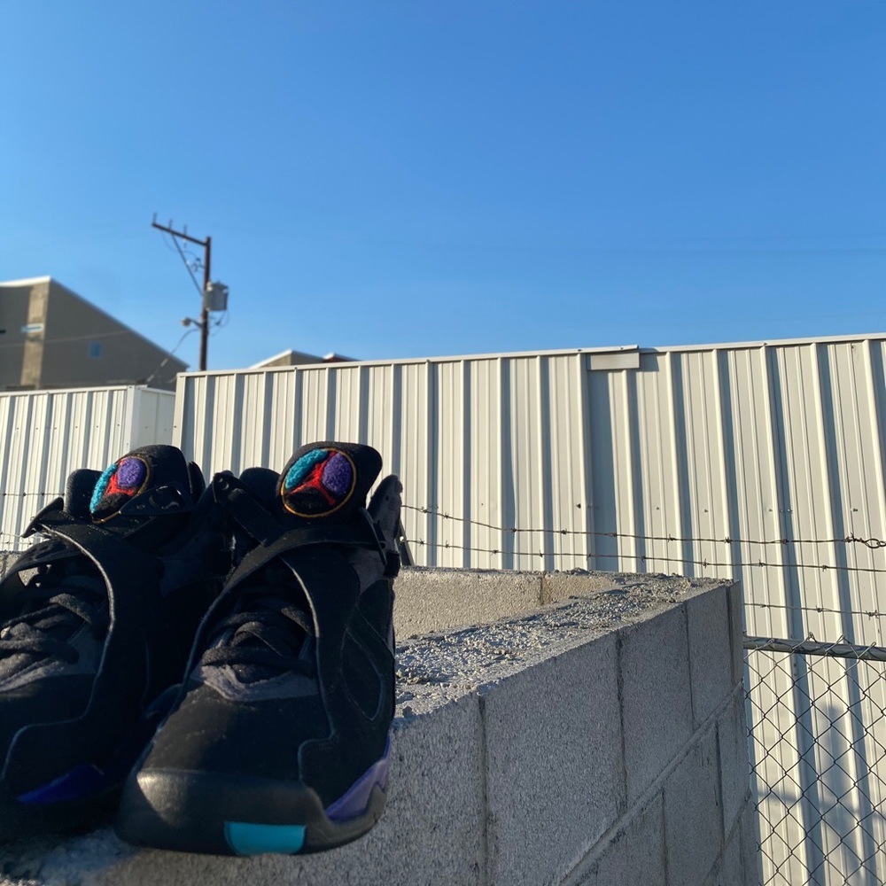Jordan aqua 8s - Picture 2 of 4